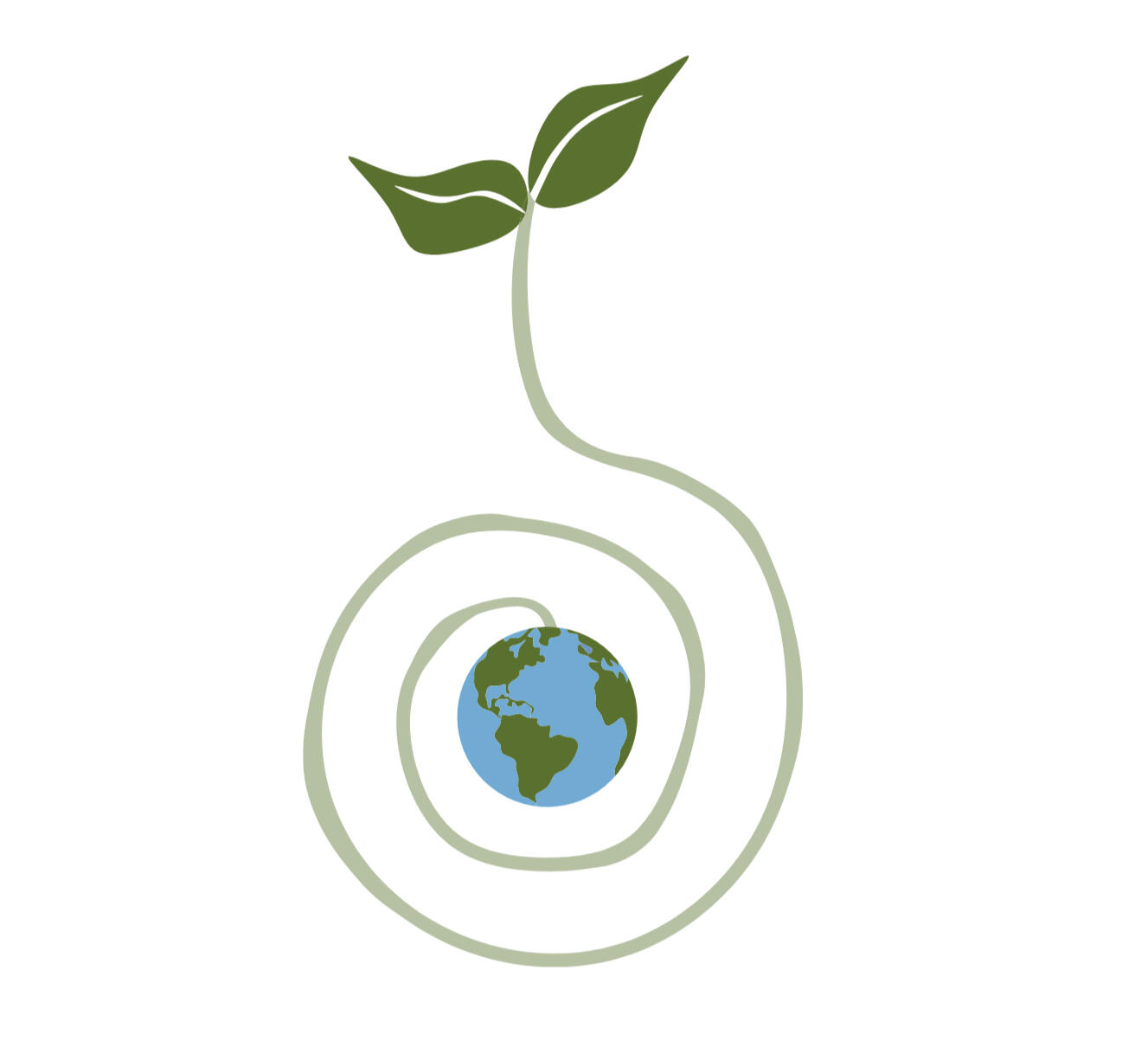 Boulder Regenerative Ecosystem The beginnings of life spiraling from the earth